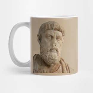 Aristotle Greek Philosopher Statue Aphrodisias Vector Art Mug